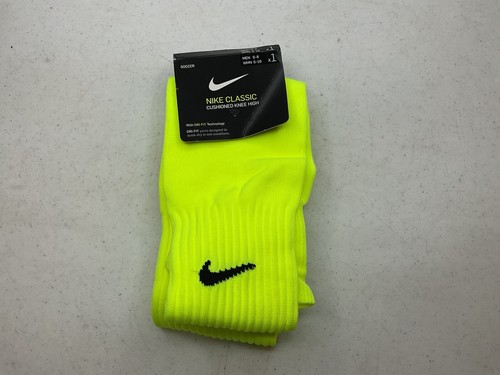 Unisex Size M (6-8M/6-10W) Yellow Nike Classic Knee-High Soccer Socks SX5728-702