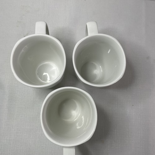 Corelle Coordinates Green Bamboo Leaf Porcelain Coffee Tea Cups Mugs ~ Set of 3 - Picture 9 of 13