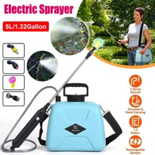 Drucksprüher 5L Rückenspritze Rückensprühgerät Akku Pumpsprüher Pflanzensprüher