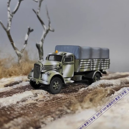 1/72 Small Scale Opel Lightning Mule Military Truck Finished Model Ornament - Picture 5 of 6