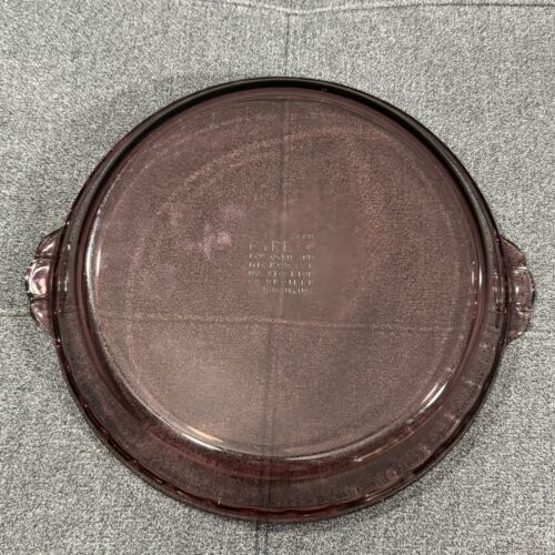 Visions Corning Cranberry 4 Piece Set Pie Pan Casserole 10" Skillet Non Stick - Picture 11 of 13