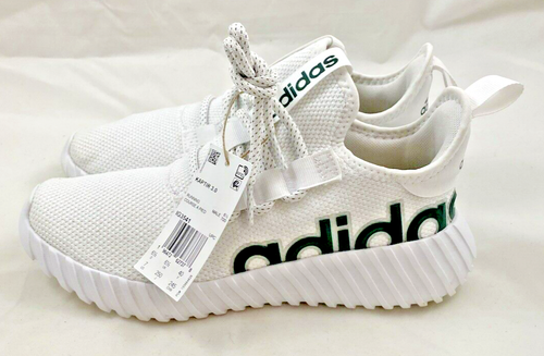 adidas Kaptir 3.0 Triple White Athletic Shoes Men Size 6.5  LIGHTLY USED - Picture 1 of 9