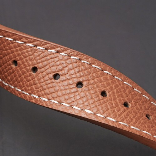 20MM Band For Omega x Swatch Bioceramic Moonswatch Leather Watch Strap - Picture 13 of 39
