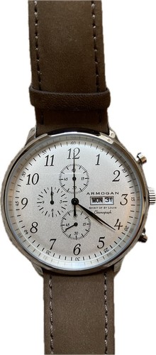 Armogan Spirit of St. Louis Chronograph Uhr mit Lederband