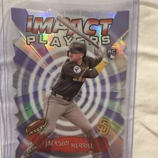 2024 Bowman’s Best Baseball Impact Players Jackson Merrill Rookie Card