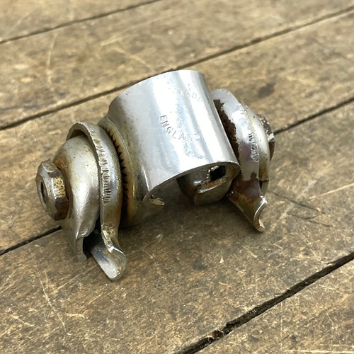 Vintage Brooks Seatpost Clamp Guts Made in England 2 Rail Seat Saddle Chrome C4 - Picture 6 of 10