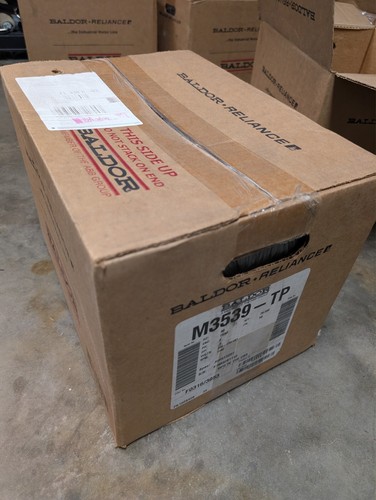 Baldor Electric Motor .5 HP M3539-TP Spec: 35F512Z07 S/N F1704193851 - Picture 2 of 5