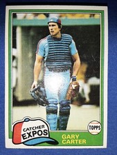 1981 Topps Gary Carter # 660 Montreal Expos