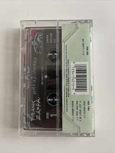 Frank Zappa & The Mothers Waka / Jawaka  Cassette Tape 1988 Barking Pumpkin - Picture 2 of 4