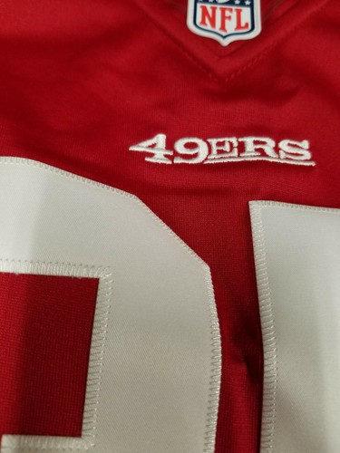 Eric Reid San Francisco 49ers Nike NFL home jersey women sz M stitched red SF - Bild 4 von 10