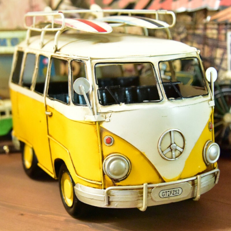 New vw Volkswagen Samba Microbus Surfing Handcrafted Tinplate Surf Board Deal New vw Volkswagen Samba Microbus Surfing Handcrafted Tinplate Surf Board Deal