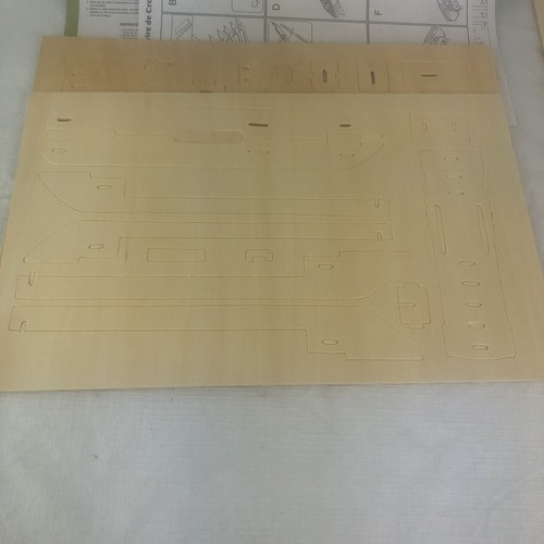 Art Minds Ship Boat USA modello puzzle 3D in legno sigillato legno 71 pezzi completo - Foto 7 di 8