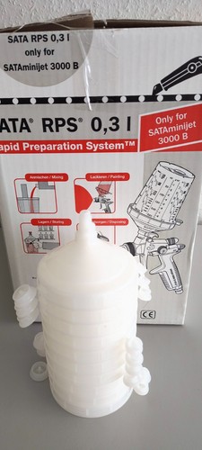 je 11 Sata RPS Becher Ersatz Deckel 0,3L. nur für Minijet 3000 B