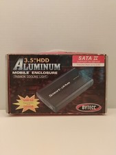 US 3.5 Inch In USB 3.0 SATA HDD Hard Drive Enclosure Case Aluminum BK