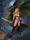 New ListingClyde Caldwell Signed Dragora's Dungeon Fantasy Art Print ~ Tsr Ad&D Dragon