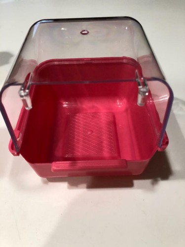 Set mangiatoia da bagno per uccelli gabbia alimentatore automatico tubo da bagno Deluxe pappagallo canarino  - Foto 26 di 27