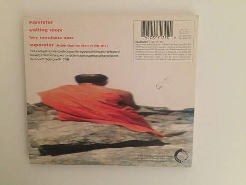 Superstar by Superstar 1997 CD 4 Track Single on Camp Fabulous Label - Picture 4 of 4
