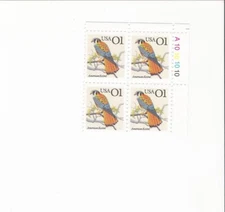 Scott  #2476 American Kestrel Plate Block    M/NH O/G Free Ship