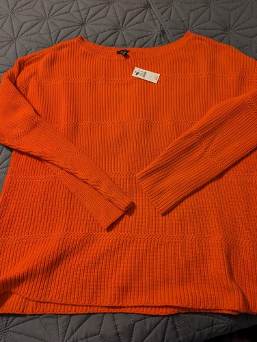 Talbot's Large Orange Sweater