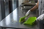 Vikan 5660_4587 Dustpan and Brush Set Sweeping Shovel Soft Bristle Hygienic Lime