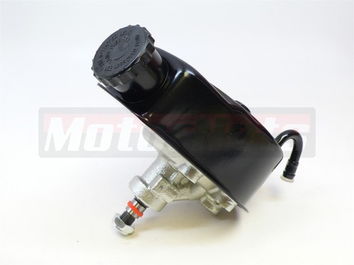 SB Chevy Black Saginaw 5/8" Keyway Power Steering Pump Kit w/ Bracket & Pulley - Picture 6 of 9