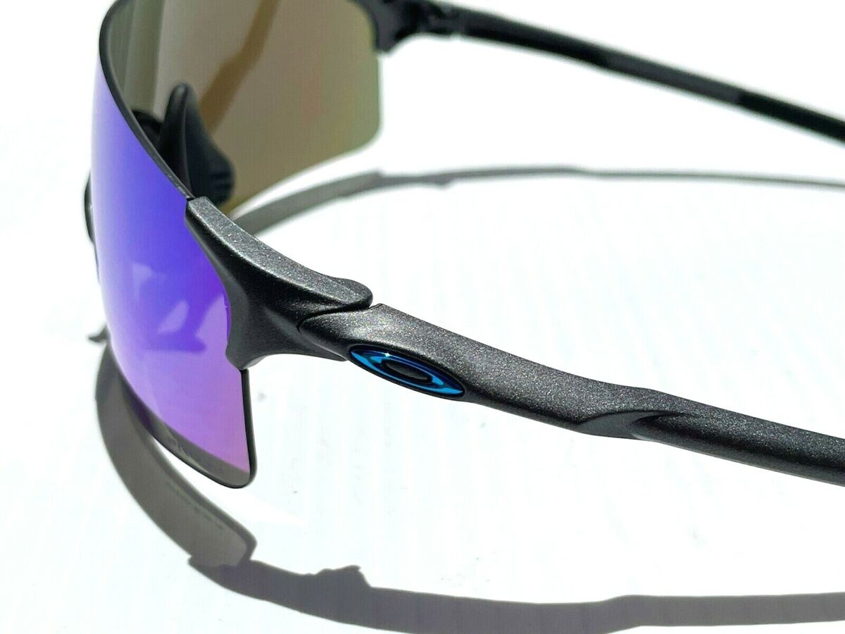 NEW Oakley EVZERO BLADES Steel Frame PRIZM Sapphire Iridium NEW Oakley EVZERO BLADES Steel Frame PRIZM Sapphire Iridium
