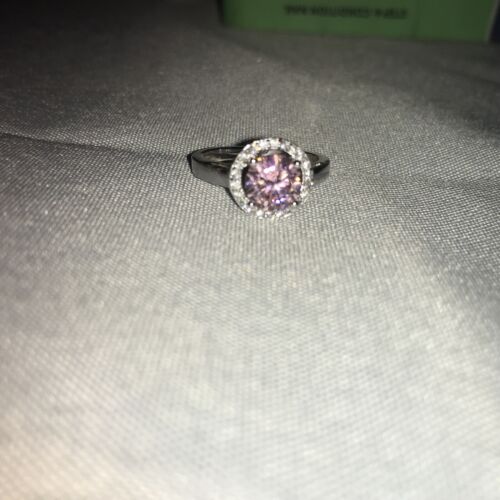 Bomb Party RBP6335 Always A Warrior Size 10 Awareness Ring LC Amethyst