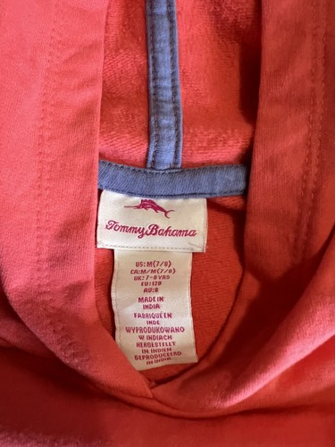 Tommy Bahama Size 7 Girls Pink Sweatshirt - Picture 3 of 3