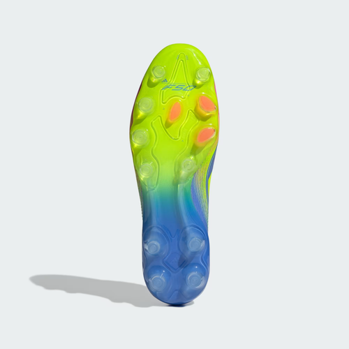 adidas Soccer Cleats F50 ELITE HG/AG JAPAN Blue Fusion/Lucid Lemon IE1283 NEW!! - Picture 7 of 10