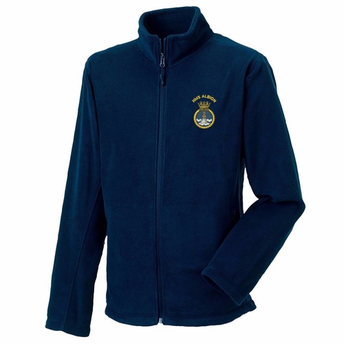 OFFICIAL HMS Albion Full Zip Fleece - Picture 8 of 8