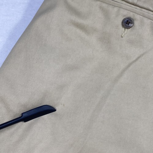 Polo Golf Ralph Lauren Pantaloni Chino Uomo 32x30 Flat Front Cachi Beige - Foto 2 di 20