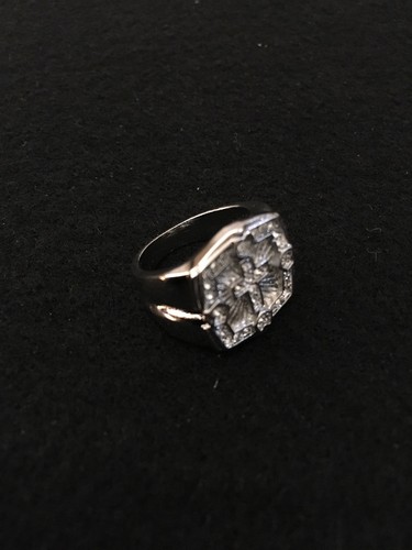 Ring Band Christian Cross Prayer Ring Size 7 Ring Anillo - Foto 11 di 12