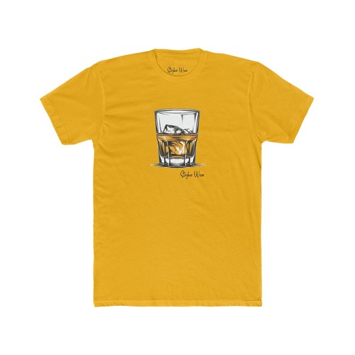Whiskey on the Rocks | Men's Cotton Crew Tee - Picture 15 of 39