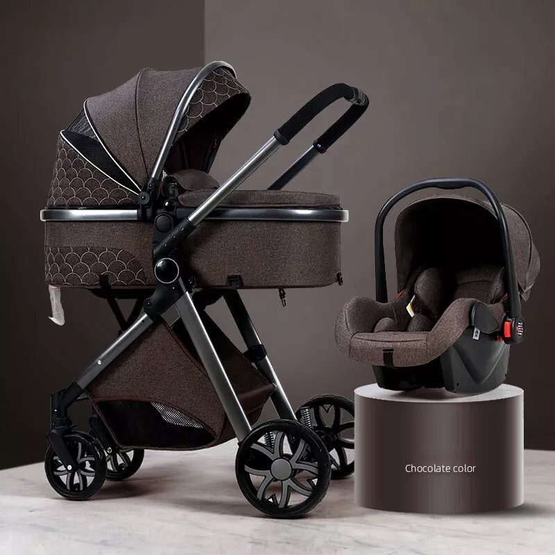 New Born Prams 3 IN 1 Baby Stroller with Car Seat Carriage