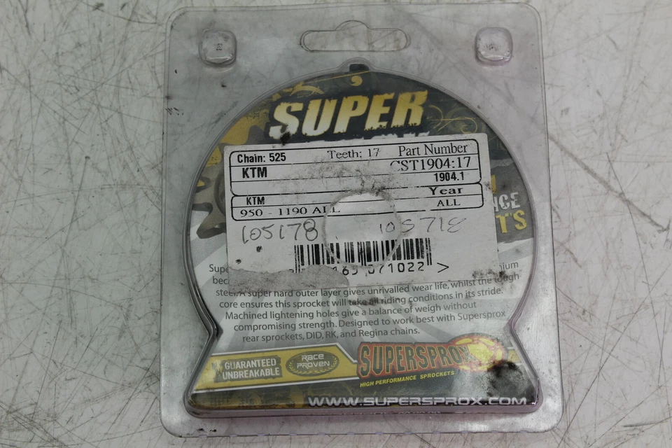 Piñón delantero All Ktm 1190 a 950 SUPERSPROX 17 dientes 525 Foto 2 de 4