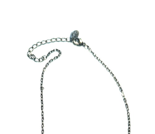 Collar ajustable cadena negra Liz Claiborne 5 estrás estrella centelleante 18" - Imagen 3 de 3
