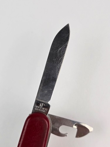 Vintage Officier Suisse Deluxe Tinker Victorinox Swiss Army Knife 3.5" red - Picture 8 of 22