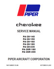 PIPER SERVICE MANUAL Cherokee 753-586. DIGITAL BOOK PDF
