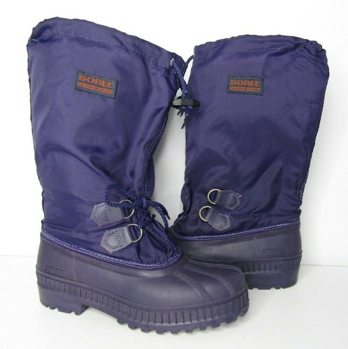 Vintage Sorel Womens Classic Rubber Duck Boots SZ 5 Winter Insulated Waterproof - Picture 2 of 12