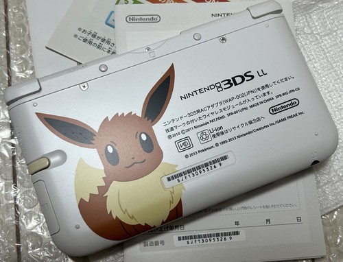 Consola Nintendo 3DS LL XL Pokémon Eevee Edición Limitada Japón Probado Pokemon - Imagen 7 de 7