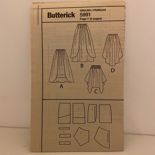 #B5991 Butterick Misses Rock Schnittmuster Gr. L-2XL - Bild 3 von 4