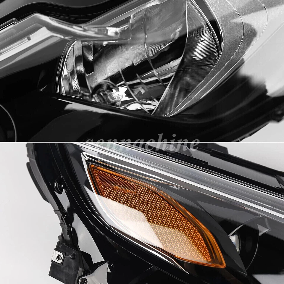 Fit 2019-2022 Chevrolet Chevy Malibu Halogen Headlight Pair Left + Right Side US - Image 4 of 4