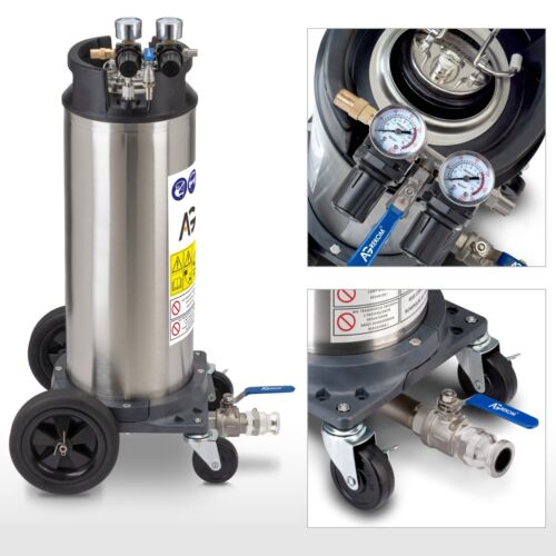 Sprühgerät mit 20L 5,3 Gasl Edelstahltank - Praktisch für Farbe und Putz - Bild 3 von 8