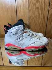 Nike Air Jordan 6 Retro 2014 White Infrared 384664-123 Men’s Size 12