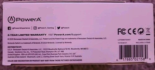 PowerA Super Mario Bros 3 Enhanced Wireless Controller for Nintendo Switch - Picture 7 of 7