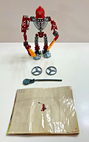 LEGO Bionicle Metru Nui 8736 Toa Hordika Vakama Complete w/ 2 Rhotuka Spinners