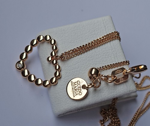 Christ Brillant Herz Anhänger mit Kette in aus 375 9kt Gold mit Diamant ♦️ 8210 - Bild 13 von 14