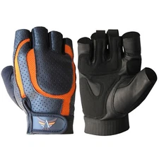 Sports Racing Bike Cycling Half Finger Leather Glove Short Finger Sport Gloves