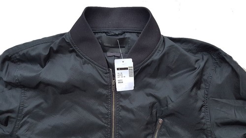 $425 Authentic DIESEL BLACK GOLD Men's Jombrel Black Stylish Body Jacket - Picture 9 of 10