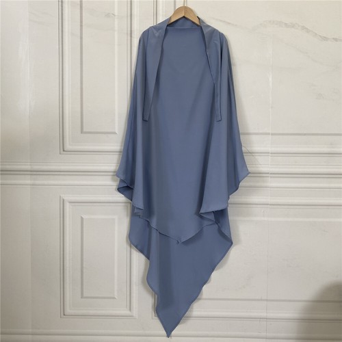 Dubai Women Prayer Hijab Large Khimar Turban Muslim Scarf Niqab Shawl Ramadan - Picture 9 of 59